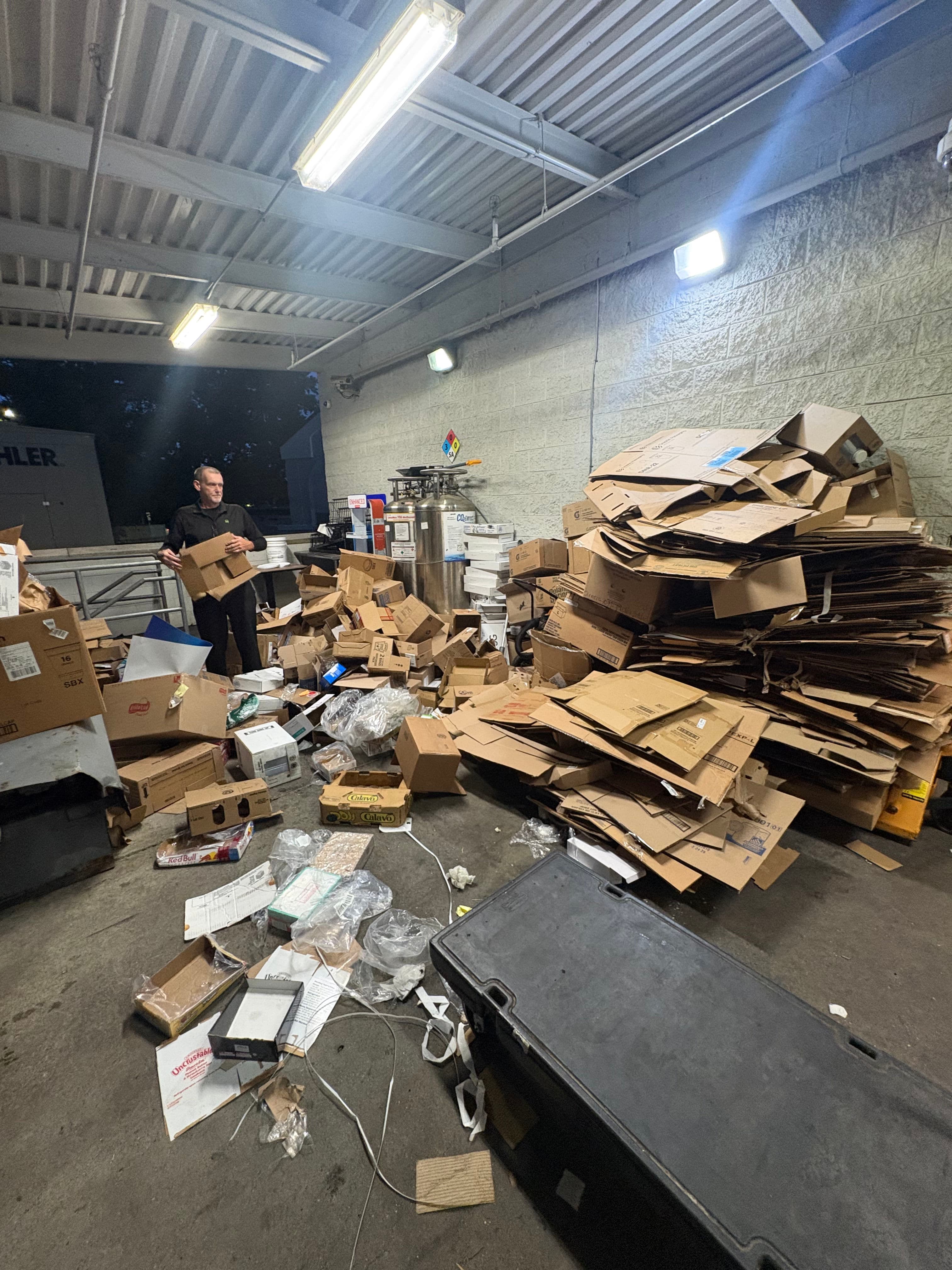 Project Cardboard Pileup Gone - Loading Area Cleared Fast image
