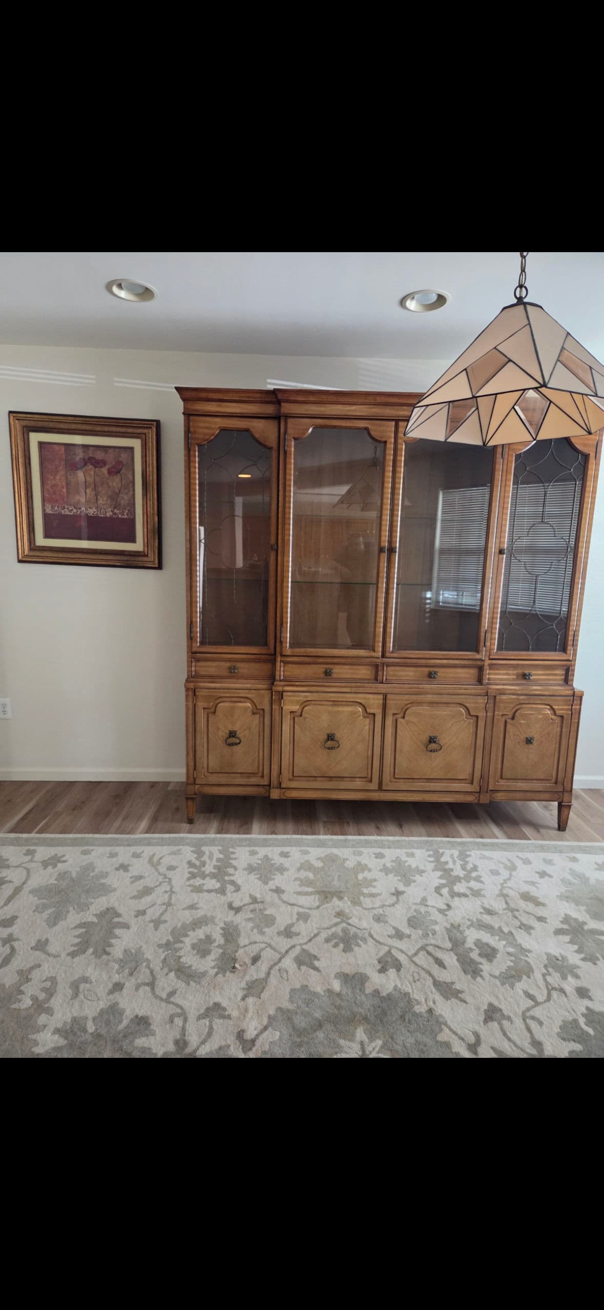 Project China Cabinet Removal Opens Up a Hamilton NJ Dining Room image