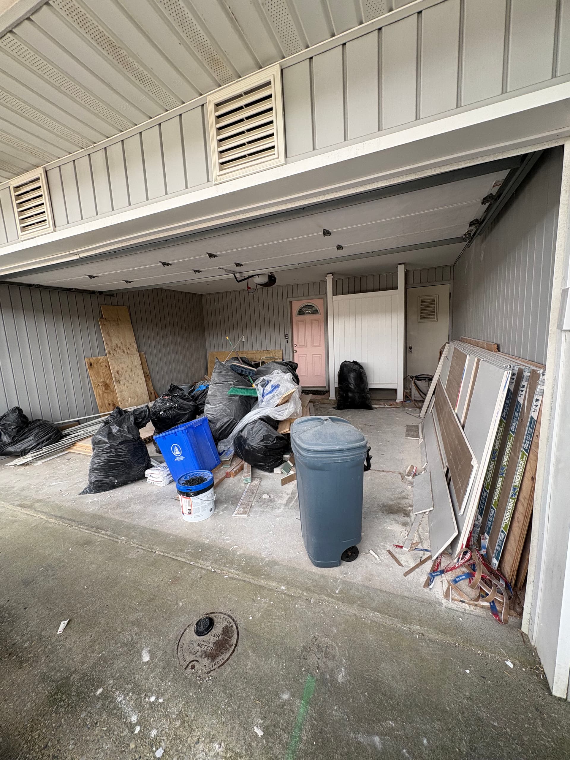 Garage Cleanout After Demo Debris Pileup in Margate NJ image